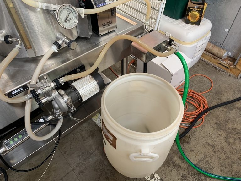 Using a three vessel brewing system for the first time. Perfect